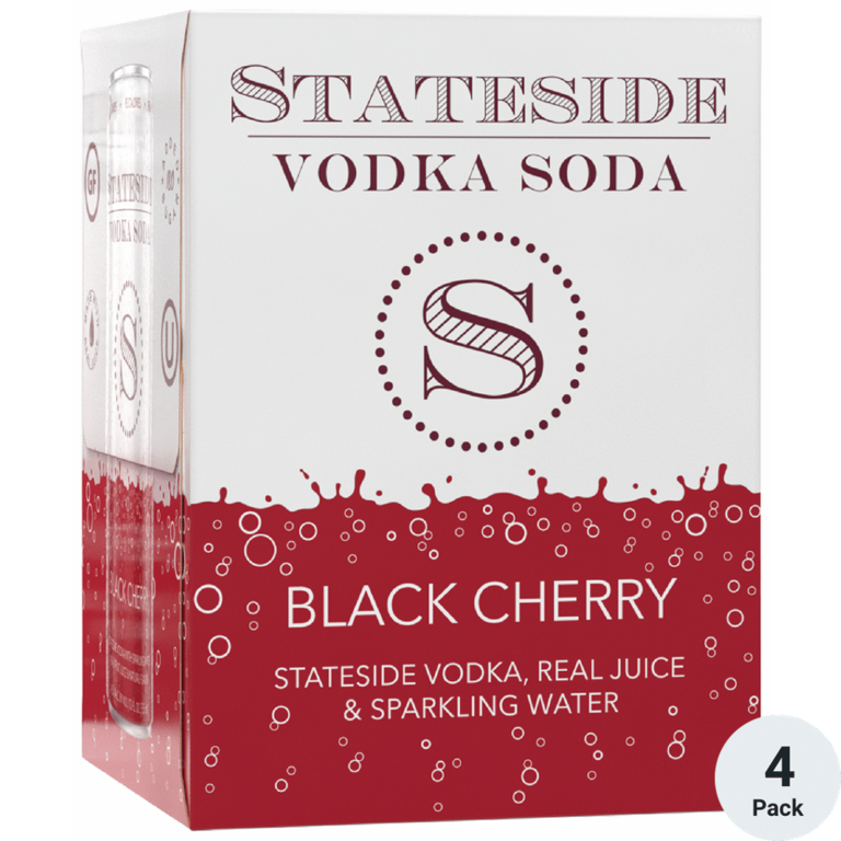 Stateside Black Cherry Vodka Soda 4Pack